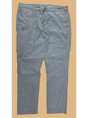 Tommy Bahama Mens Gray Lightweight Check Pants 36x32 Nylon Blend